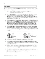 Preview for 8 page of Inline MSV0502 Operation Manual