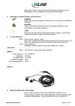 Preview for 3 page of Inline woodin-ear  55357 User Manual