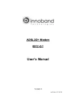 Innoband 8012-G1 User Manual preview