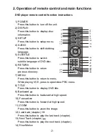 Preview for 4 page of InnovationSquare PORTABLE DVD PLAYER WITH
TWO TFT LCD TV User Manual