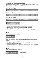 Preview for 14 page of InnovationSquare PORTABLE DVD PLAYER WITH
TWO TFT LCD TV User Manual