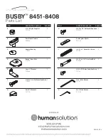 Preview for 2 page of Innovative Busby 8451 Installation Instructions