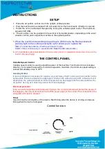 Preview for 4 page of Innovative THEPROTECTOR Air Purifier-500 Owner'S Manual