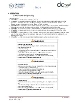 Preview for 24 page of Innovista Sensors Crouzet 801400SMI21 User And Safety Manual