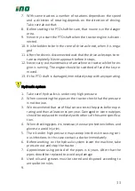 Preview for 11 page of iNO DOMINATOR Operating Instructions Manual