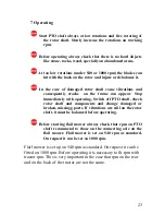 Preview for 23 page of iNO EURO MINI Operating Instructions Manual