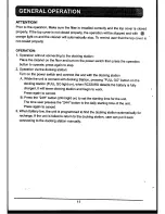 Preview for 12 page of Inova RC530RS Operation Manual