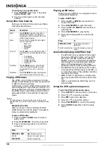 Preview for 12 page of Insignia NS-13CTV User Manual