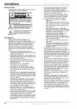 Preview for 4 page of Insignia NS-20CLTV User Manual