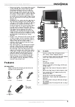 Preview for 5 page of Insignia NS-20CLTV User Manual