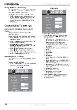 Preview for 14 page of Insignia NS-20CLTV User Manual