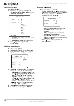 Preview for 20 page of Insignia NS-20CLTV User Manual