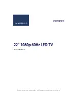 Preview for 1 page of Insignia NS-22D420NA18 User Manual