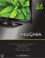 Insignia NS-24E200NA14 Specifications preview