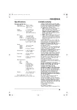 Preview for 27 page of Insignia NS-30HTV User Manual