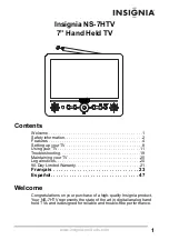 Preview for 3 page of Insignia NS-7HTV User Manual