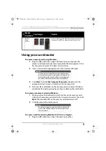 Preview for 5 page of Insignia NS-CR2031 Manual