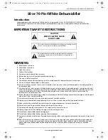 Preview for 3 page of Insignia NS-DH50WH9 User Manual