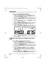 Preview for 24 page of Insignia NS-ES6112 (French) Manual De L'Utilisateur