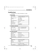 Preview for 29 page of Insignia NS-ES6112 (French) Manual De L'Utilisateur