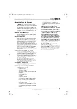 Preview for 45 page of Insignia NS-HT511 (French) Manual De L'Utilisateur