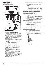 Preview for 12 page of Insignia NS-LTDVD32-09 User Manual