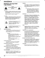 Preview for 76 page of Insignia NS-R27TR User Manual