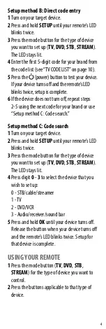 Preview for 4 page of Insignia NS-RMT415 User Manual