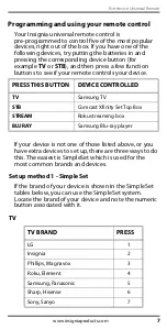 Preview for 7 page of Insignia NS-RMT5D21 User Manual