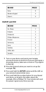 Preview for 9 page of Insignia NS-RMT5D21 User Manual