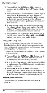 Preview for 14 page of Insignia NS-RMT5D21 User Manual