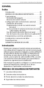 Preview for 23 page of Insignia NS-RMT5D21 User Manual