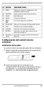 Preview for 27 page of Insignia NS-RMT5D21 User Manual