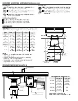 Preview for 2 page of InSinkErator Model SS-1000 Specifications