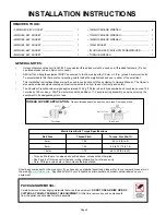 Preview for 3 page of Inspiration IP-S4305 Installation Instructions  Use And Care Manual