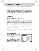 Preview for 54 page of Instant-Dict ED 350C User Manual