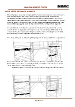 Preview for 36 page of Instant Upright BS 1139-6 Assembly Manual