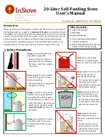 InStove 20 Liter Stove User Manual preview