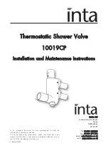 Inta 10019CP Installation And Maintenance Instructions Manual preview