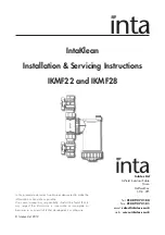 Inta IntaKlean Series Installation & Servicing Instructions Manual preview