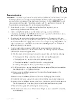 Preview for 17 page of Inta Nulo CB10031CP Installation And Maintenance Instructions Manual