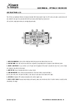 Preview for 22 page of Integra Xmart OPTIMA-33 10K User Manual