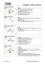 Preview for 33 page of Integra Xmart OPTIMA-33 10K User Manual