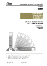 Preview for 1 page of Integra Xmart OPTIMA RT10 1.5K User Manual