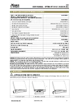 Preview for 4 page of Integra Xmart OPTIMA RT10 1.5K User Manual