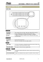 Preview for 9 page of Integra Xmart OPTIMA RT10 1.5K User Manual