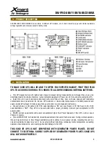 Preview for 3 page of Integra Xmart SW-PRO 800 User Manual