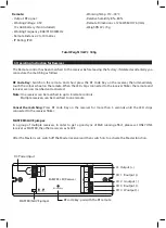 Preview for 2 page of Integral LED ILRC010 User Manual