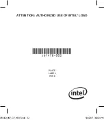 Preview for 32 page of Intel core i7 X series Installation Instructions Manual