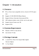 Preview for 3 page of Intel PCIe 2-Port 2.5G 4-Speed User Manual